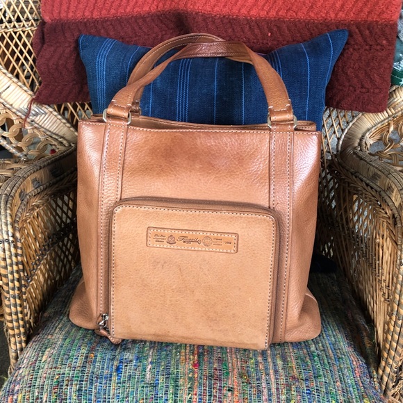 Fossil Handbags - Tan Leather Fossil Tote